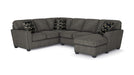Stanton Furniture 643 Sectional - Shown in Zoos Pebble Cabrini - Furniture World SW (WA)