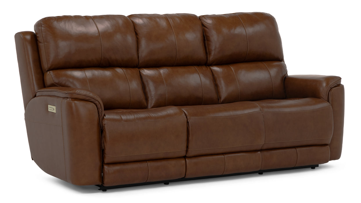 Stanton 727 Sofa – Shown in Top Drawer Cognac - Furniture World SW (WA)