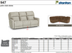 Stanton 947 Sectional – Shown in Polo Club Java - Furniture World SW (WA)