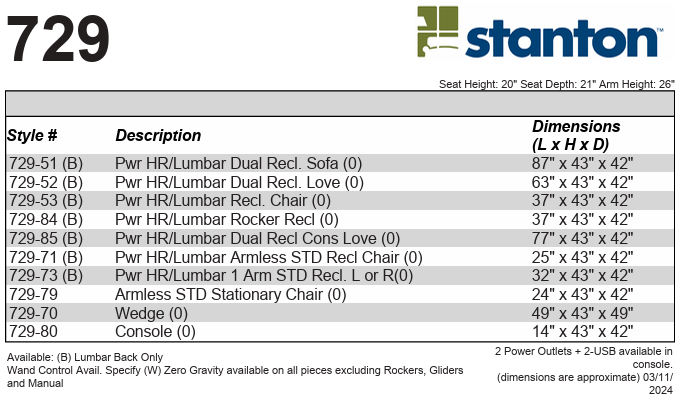 Stanton 729 Sofa – Shown in Ingenuity Tobacco - Furniture World SW (WA)