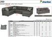 Stanton Furniture 260 Sofa - Shown in Bennett Charcoal - Furniture World SW (WA)