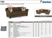 Stanton Furniture 184 Sofa - Shown in Brinkley Tobacco - Furniture World SW (WA)