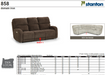 Stanton Furniture 858 Sectional - Shown in Gracious Ivory - Furniture World SW (WA)