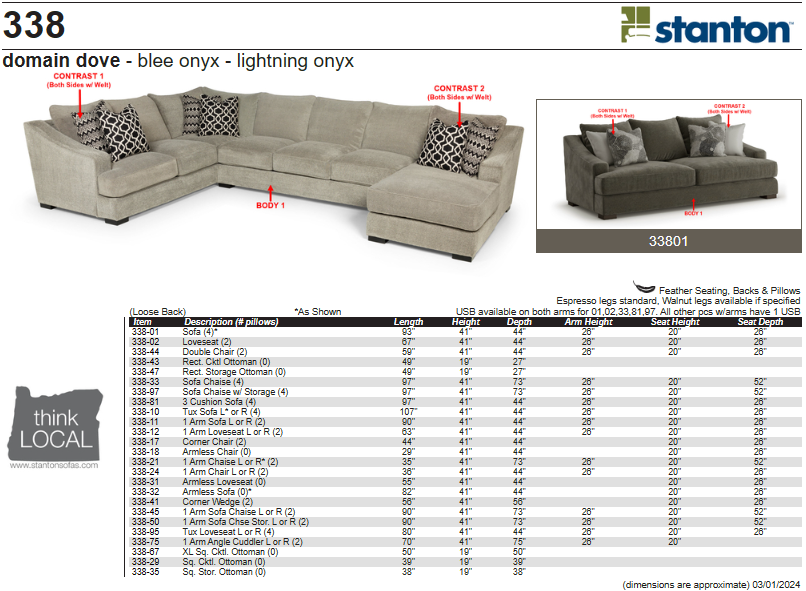 Stanton 338 Family - Trial - Furniture World SW (WA)