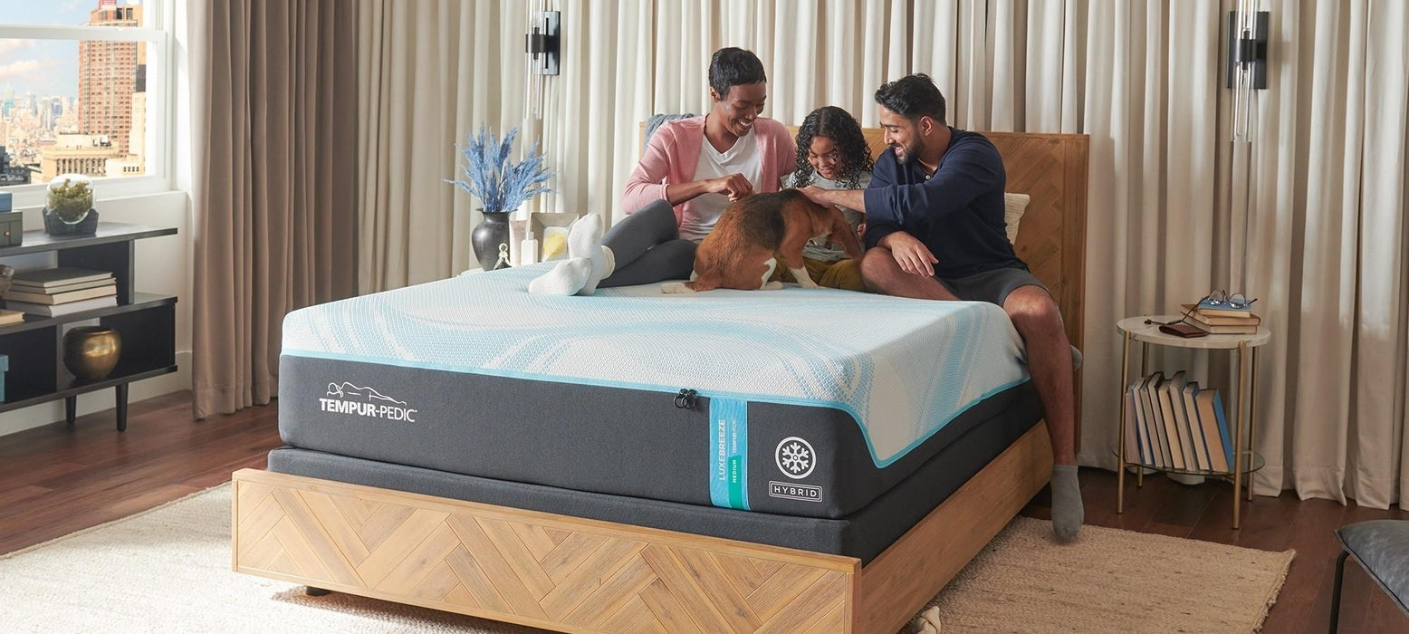 Tempur-Pedic LuxeBreeze Medium Hybrid Mattress - Furniture World SW (WA)
