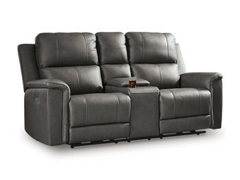 Bleckley Power Reclining Loveseat with Console - Furniture World SW (WA)