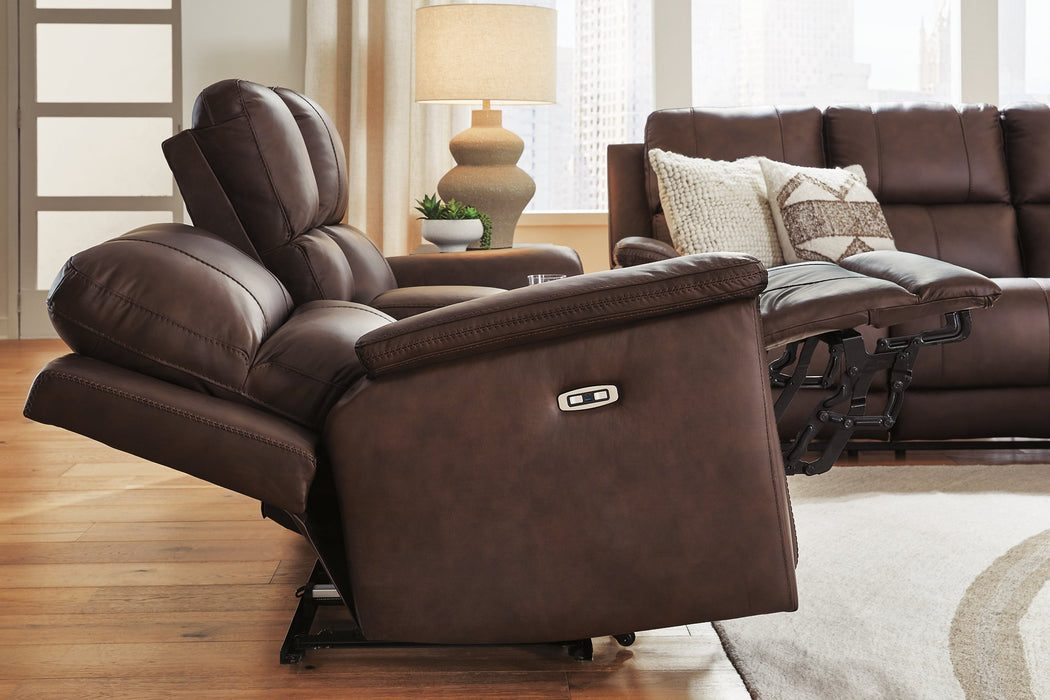 Bleckley Power Reclining Loveseat with Console - Furniture World SW (WA)