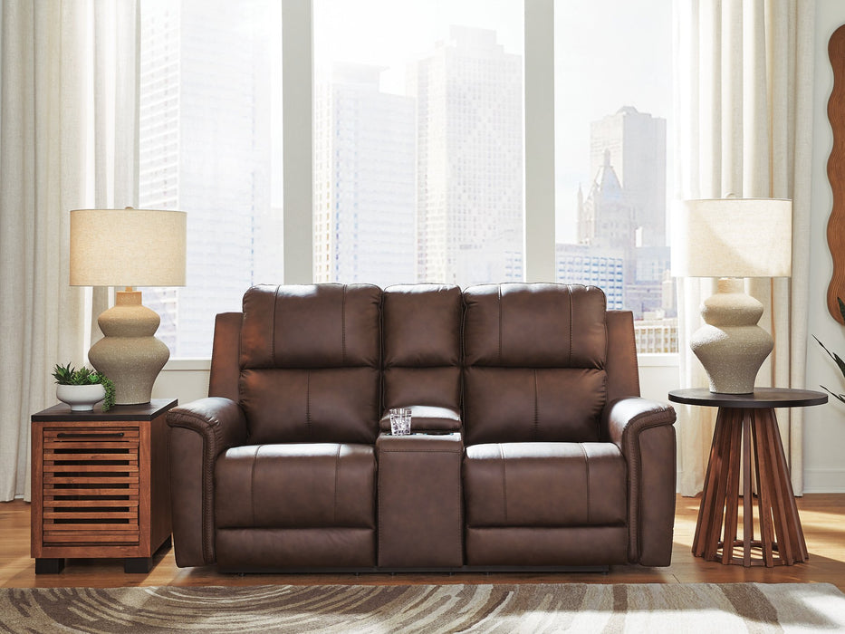 Bleckley Power Reclining Loveseat with Console - Furniture World SW (WA)