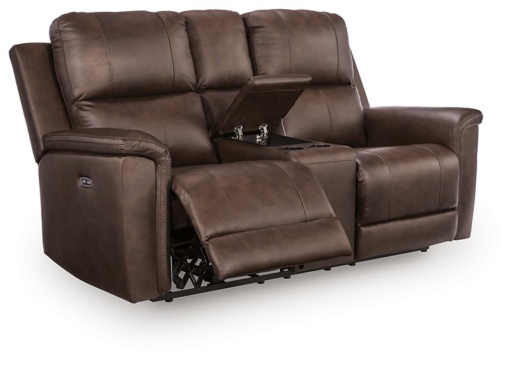 Bleckley Power Reclining Loveseat with Console - Furniture World SW (WA)