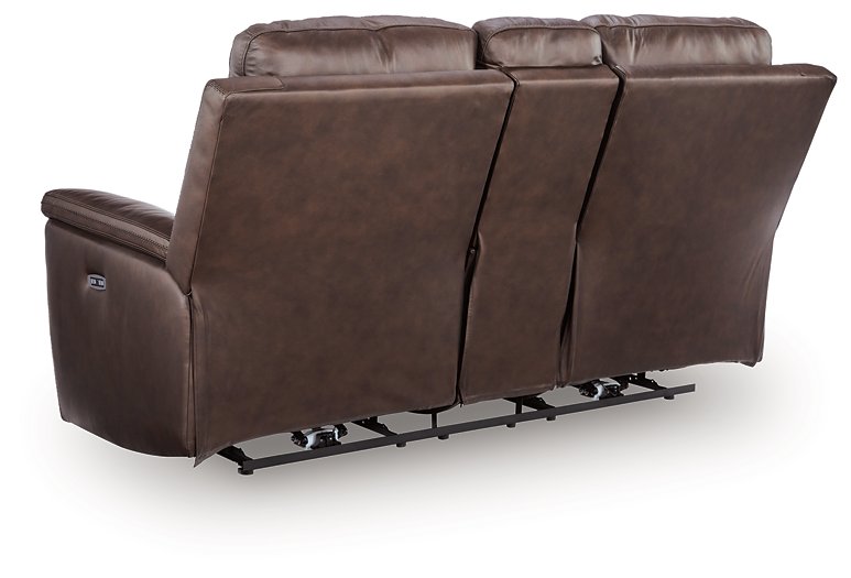 Bleckley Power Reclining Loveseat with Console - Furniture World SW (WA)