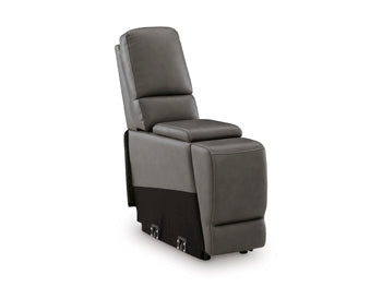 5Z - Pittson Power Reclining Sectional Loveseat with Console - Furniture World SW (WA)