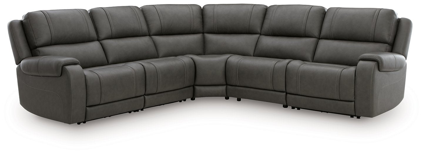 5Z - Pittson Power Reclining Sectional - Furniture World SW (WA)