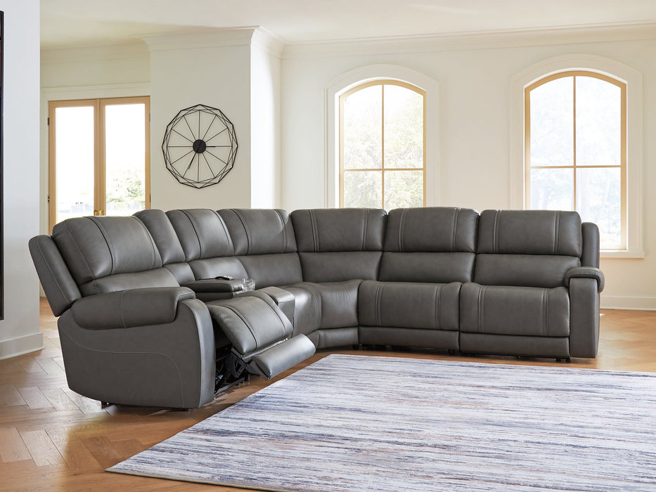 5Z - Pittson Power Reclining Sectional - Furniture World SW (WA)