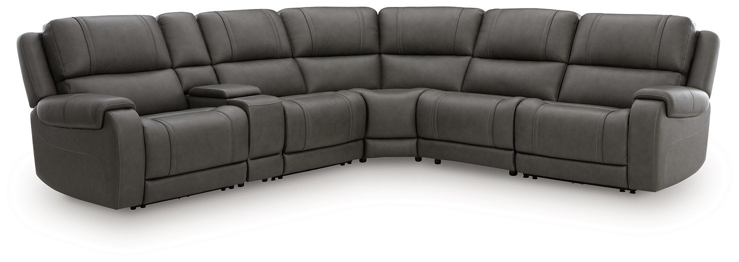 5Z - Pittson Power Reclining Sectional - Furniture World SW (WA)