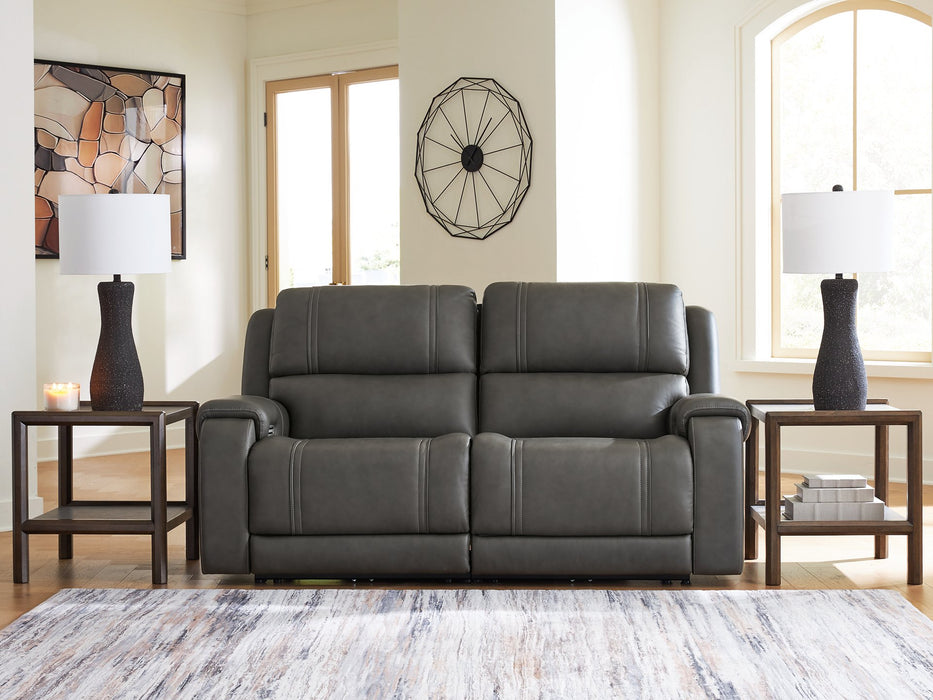 5Z - Pittson Power Reclining Sectional Loveseat - Furniture World SW (WA)