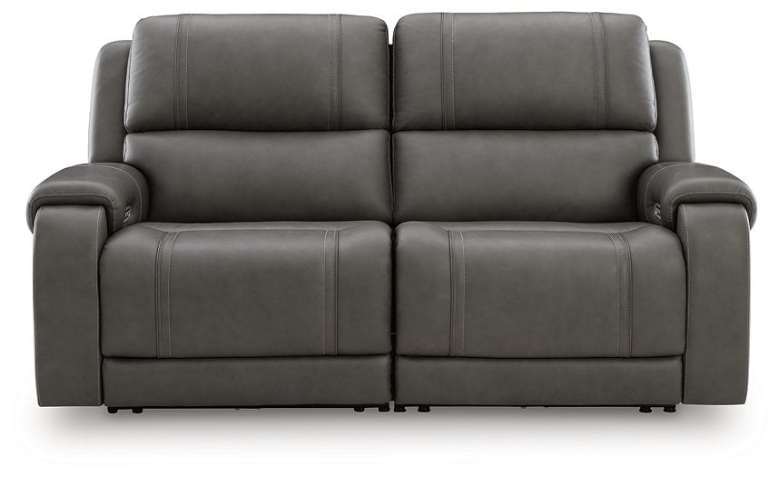 5Z - Pittson Power Reclining Sectional Loveseat - Furniture World SW (WA)