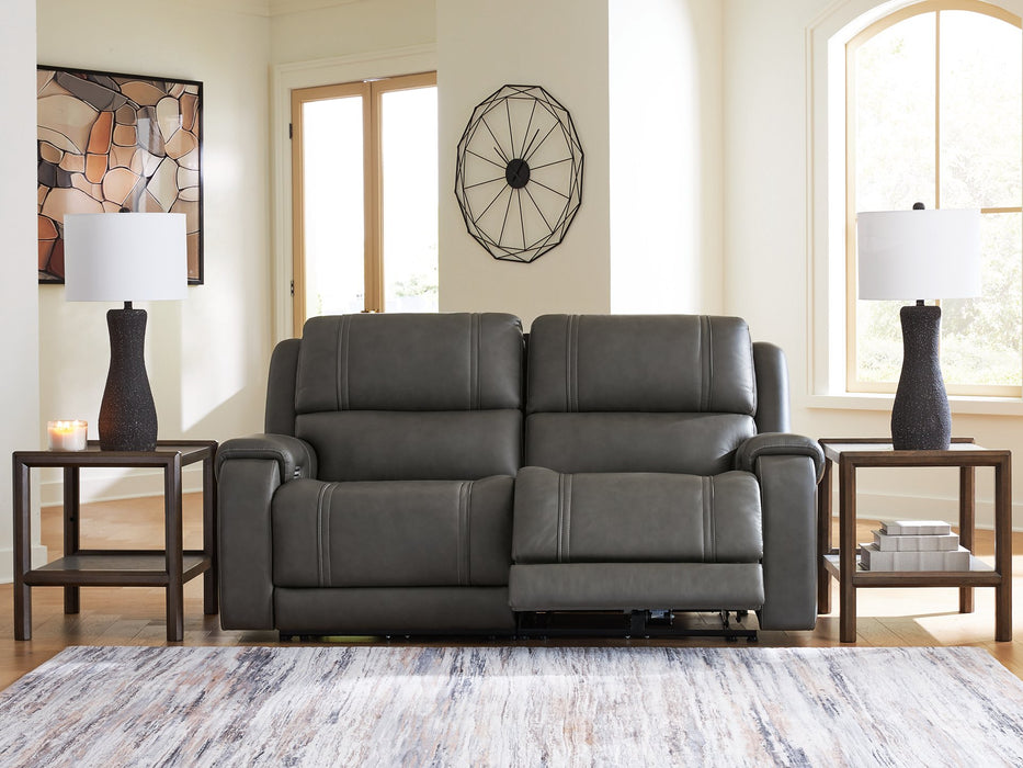 5Z - Pittson Power Reclining Sectional Loveseat - Furniture World SW (WA)