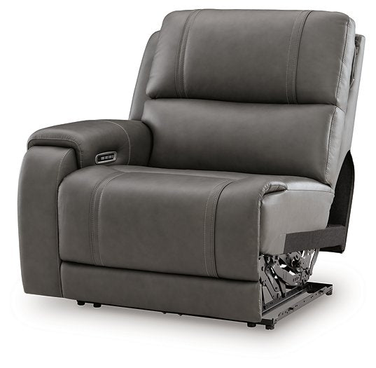 5Z - Pittson Power Reclining Sectional Loveseat with Console - Furniture World SW (WA)