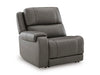 5Z - Pittson Power Reclining Sectional Loveseat - Furniture World SW (WA)