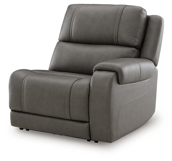 5Z - Pittson Power Reclining Sectional Loveseat - Furniture World SW (WA)