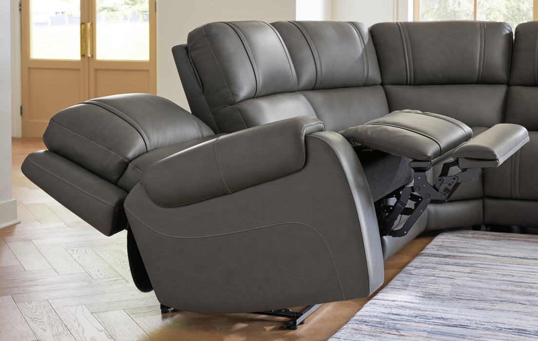 5Z - Pittson Power Reclining Sectional - Furniture World SW (WA)