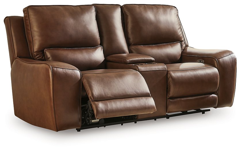 DeepWakes Power Reclining Loveseat with Console - Furniture World SW (WA)