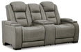 The Man-Den Power Reclining Loveseat with Console - Furniture World SW (WA)