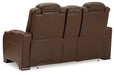 The Man-Den Power Reclining Loveseat with Console - Furniture World SW (WA)