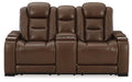 The Man-Den Power Reclining Loveseat with Console - Furniture World SW (WA)