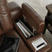 The Man-Den Power Reclining Loveseat with Console - Furniture World SW (WA)