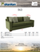 Stanton 563 Sofa - Shown in Lush Spinach - Furniture World SW (WA)