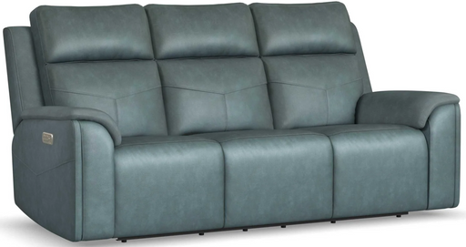 Flexsteel Vernon Power Reclining Sofa with Power Headrests and Lumbar - Furniture World SW (WA)