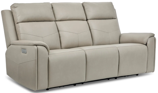Flexsteel Vernon Power Reclining Sofa with Power Headrests and Lumbar - Furniture World SW (WA)
