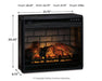 Entertainment Accessories Electric Infrared Fireplace Insert - Furniture World SW (WA)