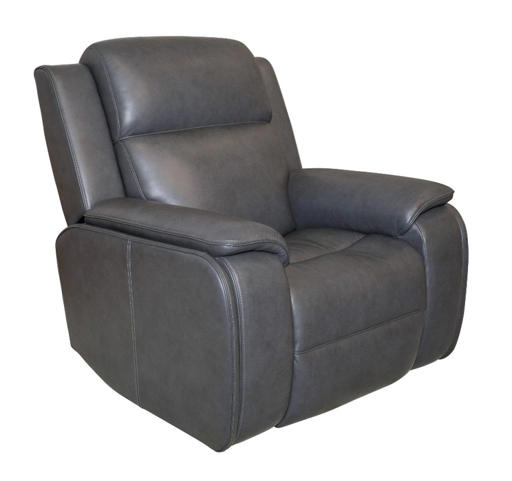 Flexsteel Ziggy Leather Power Recliner with Power Headrest, Lumbar, Heat & Massage - Furniture World SW (WA)