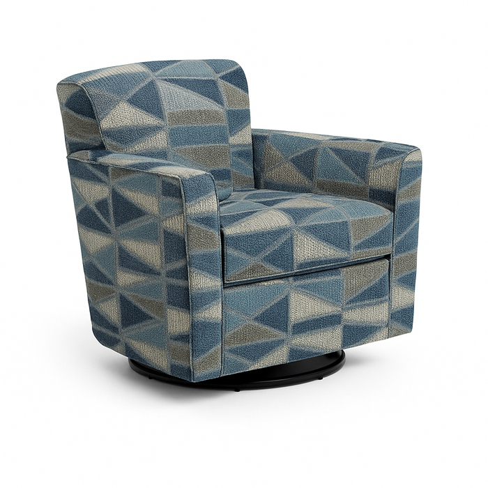 Stanton 976 Swivel Glider – Shown in Doggy Onyx - Furniture World SW (WA)