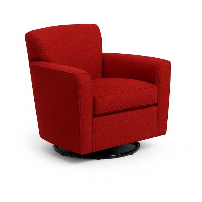 Stanton 976 Swivel Glider – Shown in Doggy Onyx - Furniture World SW (WA)