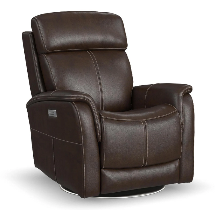 Flexsteel View Leather Power Recliner - Furniture World SW (WA)