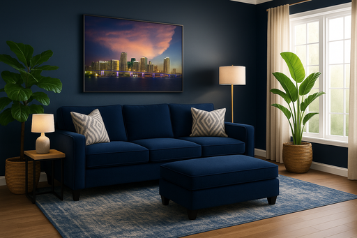 Stanton 643 Large Sofa - Shown in Weekend Walks - Furniture World SW (WA)