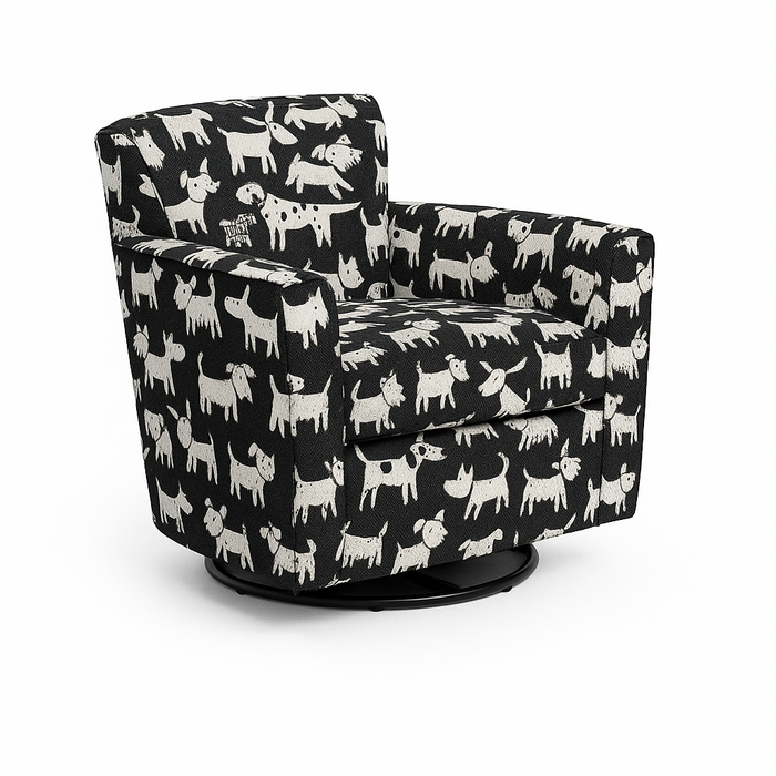 Stanton 976 Swivel Glider – Shown in Doggy Onyx - Furniture World SW (WA)