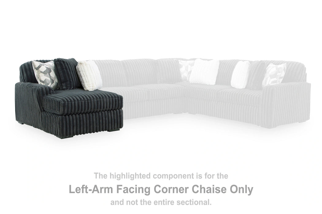 Midnight-Madness Sectional with Chaise
