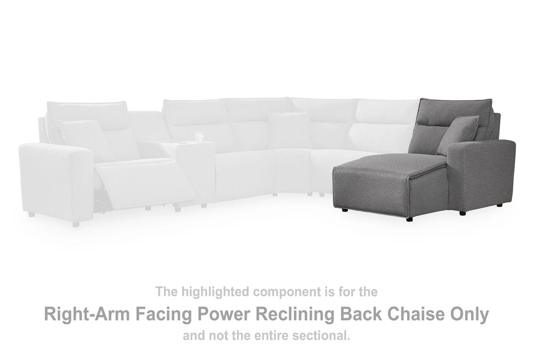 Modmax II Power Reclining Sectional with Chaise and Audio Console