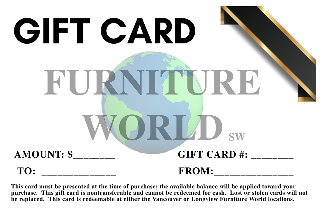 Furniture World Gift Card