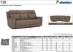 Stanton 728 Sofa – Shown in Grandview Stone - Furniture World SW (WA)