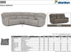 Stanton 889 Sofa – Shown in Weekend Walks Shitake - Furniture World SW (WA)