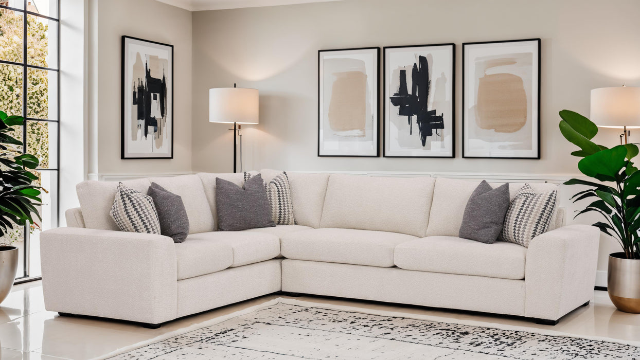 Stanton 607 Sectional - Shown in Dominator Cream - Furniture World SW (WA)