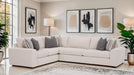 Stanton 607 Sectional - Shown in Dominator Cream - Furniture World SW (WA)
