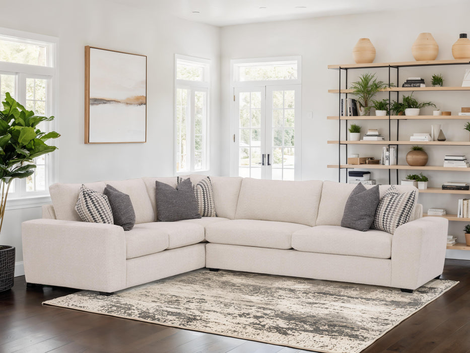 Stanton 607 Sectional - Shown in Dominator Cream - Furniture World SW (WA)