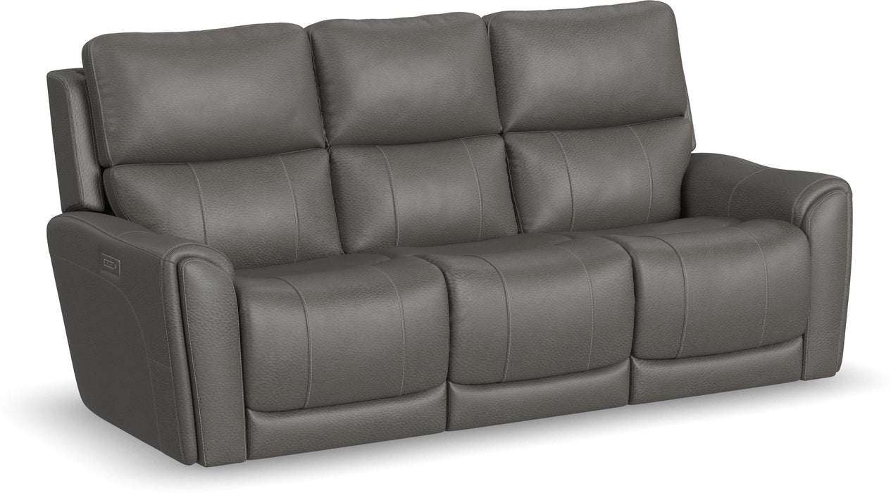 Carter Power Reclining Sofa with Console & Power Headrests & Lumbar - Furniture World SW (WA)