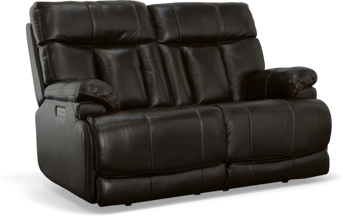 Clive Power Reclining Loveseat with Power Headrests & Lumbar - Furniture World SW (WA)